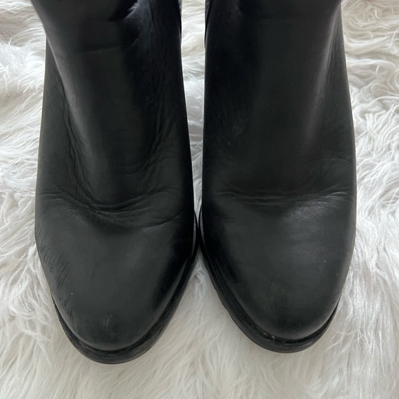 Black Sorel leather Wedge boots - Picture 4 of 5